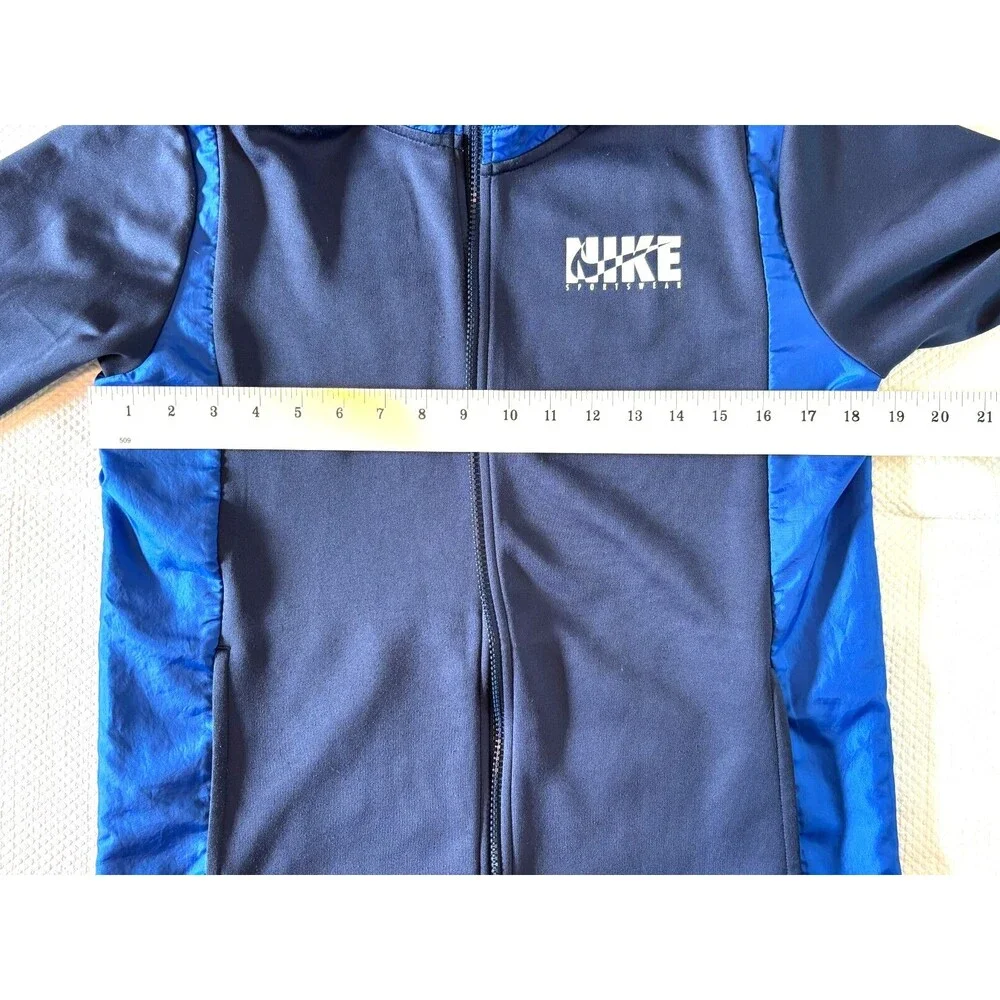 Nike Sportswear Big Kid Tracksuit Jacket Only Midnight Navy Size YXL DD8567-410‎